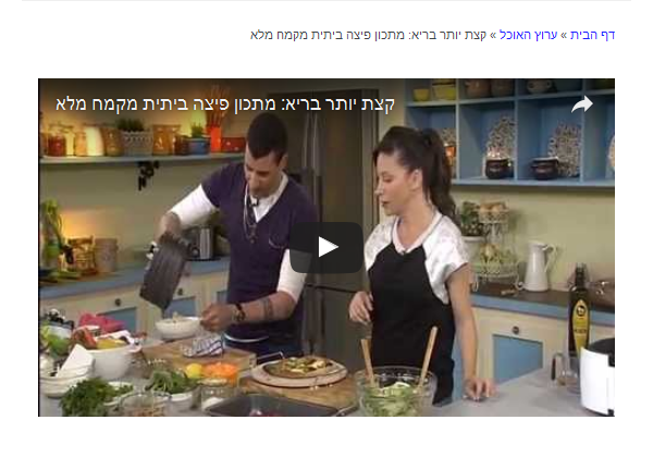 קצת יותר בריא עם אפרת אנזל